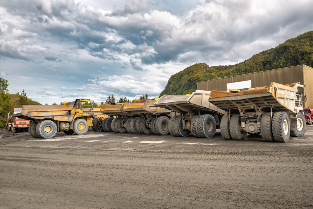 big yellow mining trucks big yellow mining trucks